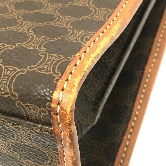 AUTHENTIC CELINE Macadam Hand Bag Shoulder Bag - Picture 10 of 10